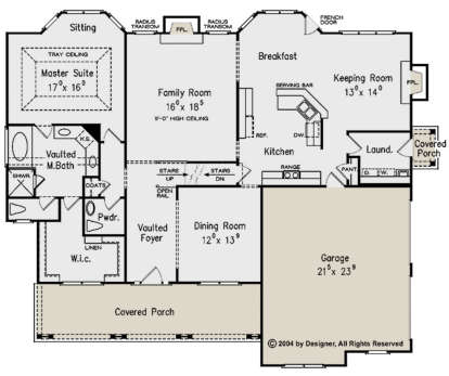 Main Floor for House Plan #8594-00299