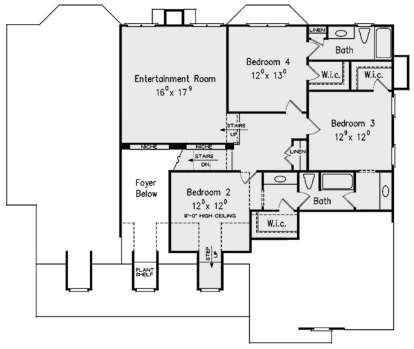 Second Floor for House Plan #8594-00299