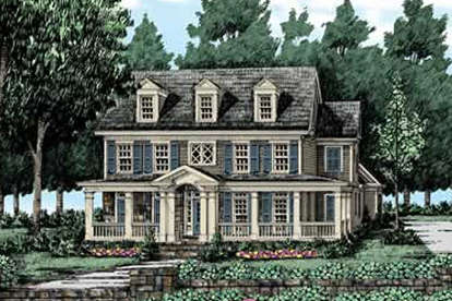 Traditional House Plan #8594-00300 Elevation Photo