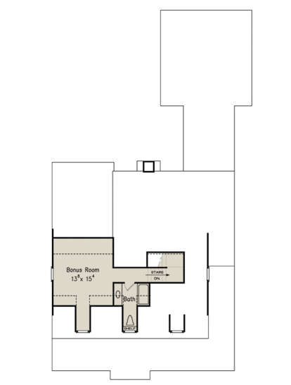 Bonus Room for House Plan #8594-00300