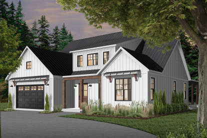4 Bed, 3 Bath, 3354 Square Foot House Plan - #034-01208