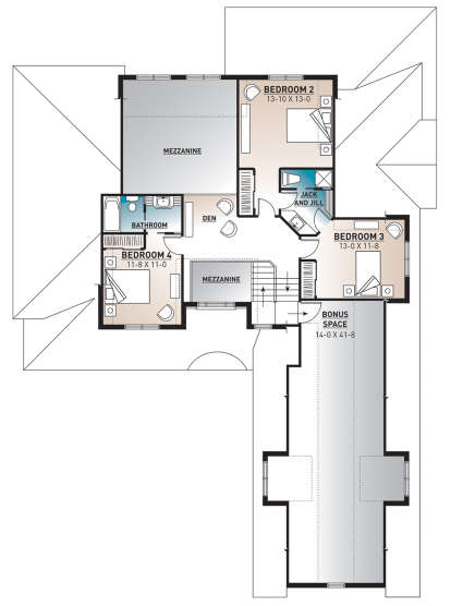 House Plan House Plan #22541 Drawing 2
