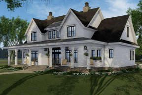 Modern Farmhouse House Plan #098-00316 Elevation Photo