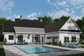 Modern Farmhouse House Plan #098-00316 Elevation Photo
