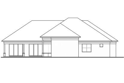 Ranch House Plan #034-01211 Elevation Photo
