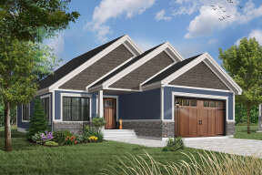 Craftsman House Plan #034-01212 Elevation Photo