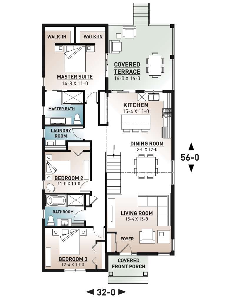 House Plan House Plan #22576 Drawing 1