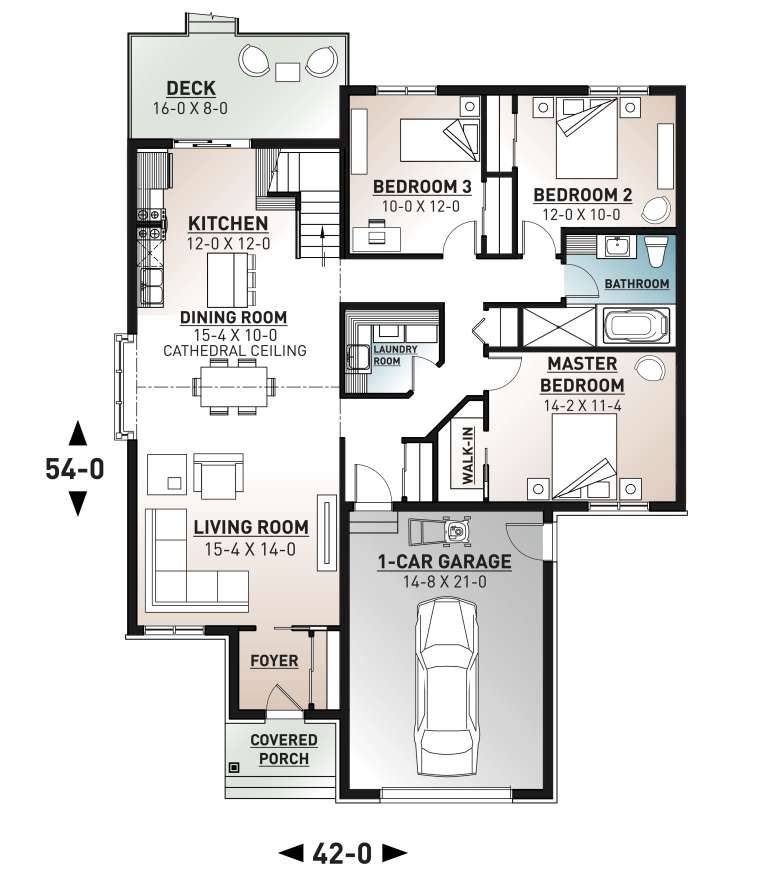 House Plan House Plan #22583 Drawing 1