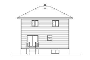 Prairie House Plan #034-01215 Elevation Photo