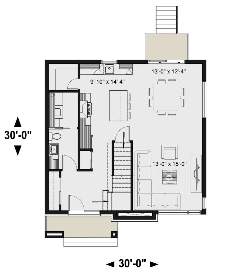 House Plan House Plan #22590 Drawing 1