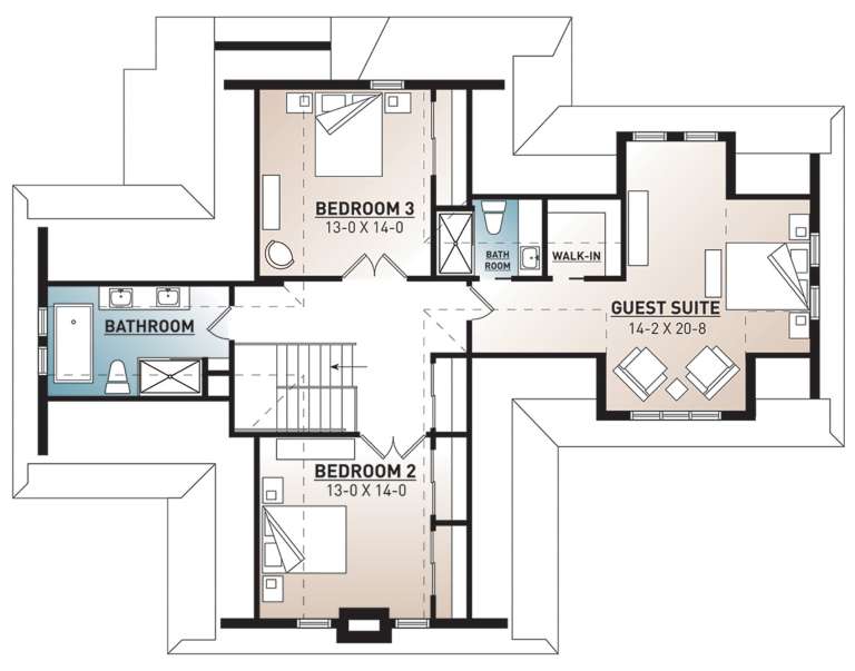 House Plan House Plan #22604 Drawing 2