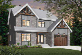Country House Plan #034-01219 Elevation Photo