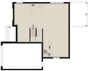 Basement for House Plan #034-01219
