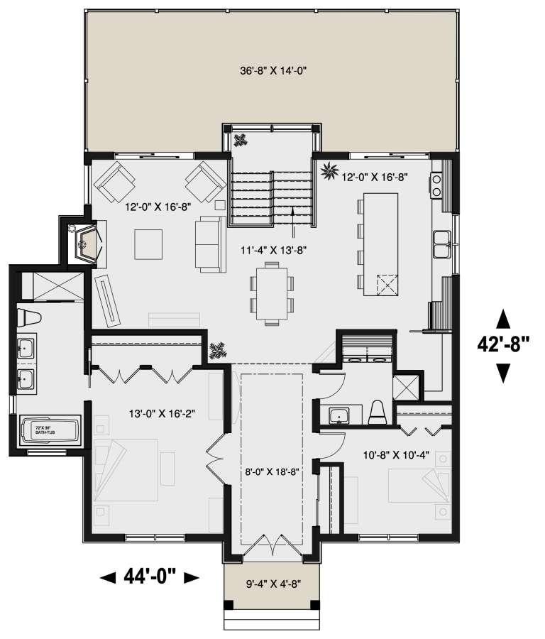 House Plan House Plan #22625 Drawing 1