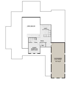 Second Floor for House Plan #6849-00076