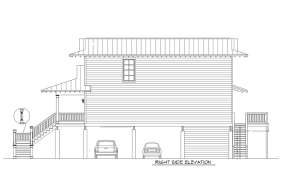 Coastal House Plan #940-00163 Elevation Photo