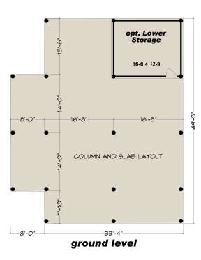 Drive Under Garage for House Plan #940-00163