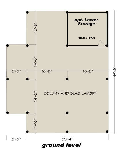 Drive Under Garage for House Plan #940-00163