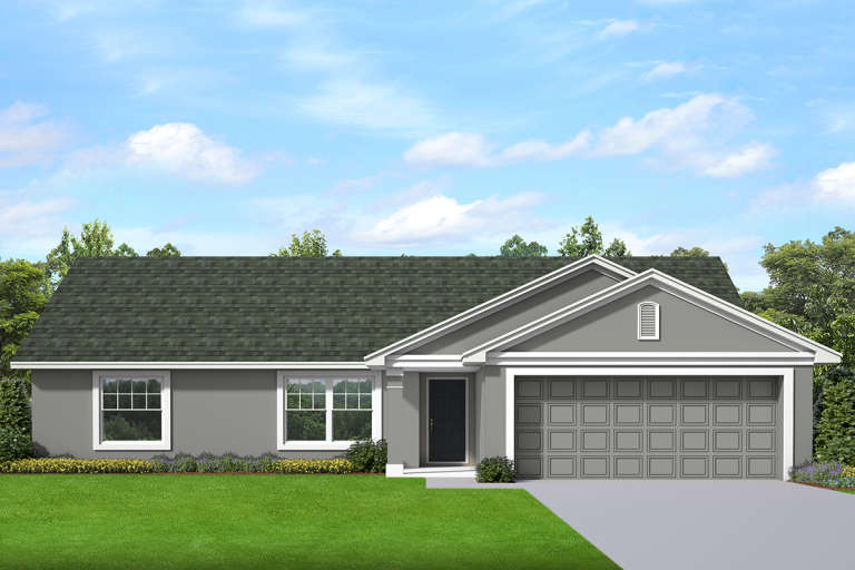 House Plan House Plan #22646 Front Elevation 
