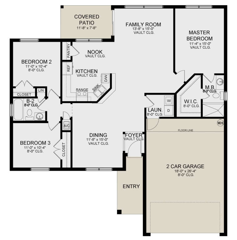 House Plan House Plan #22646 Drawing 1