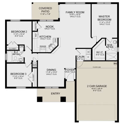 Main Floor for House Plan #3978-00219