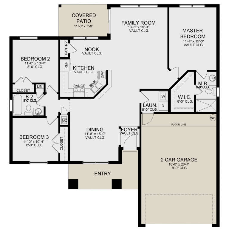House Plan House Plan #22653 Drawing 1