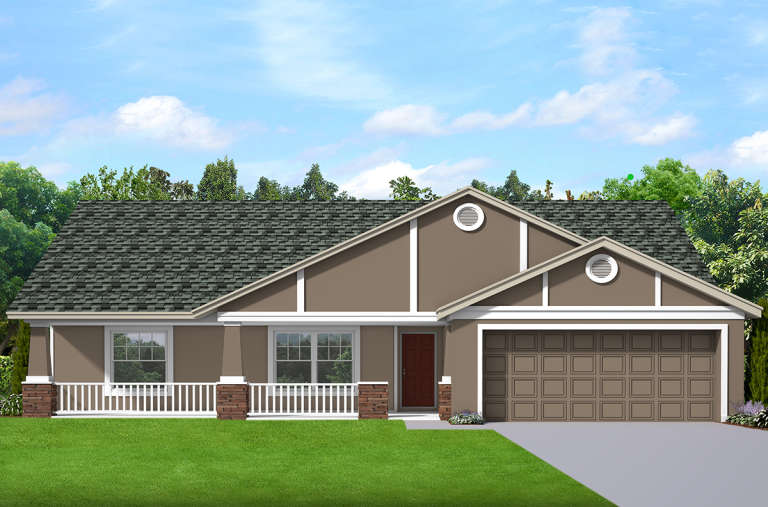 House Plan House Plan #22660 Front Elevation 