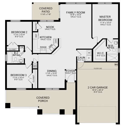 Main Floor for House Plan #3978-00220