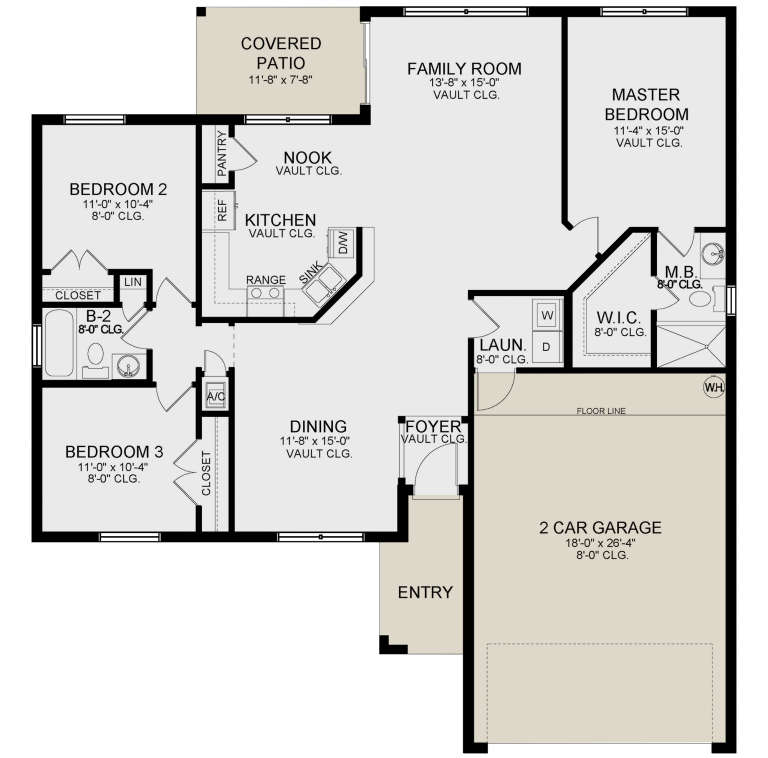 House Plan House Plan #22667 Drawing 1