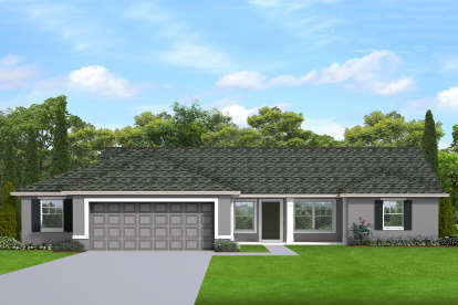 Ranch House Plan #3978-00223 Elevation Photo