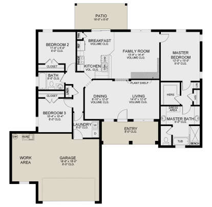 Main Floor for House Plan #3978-00223