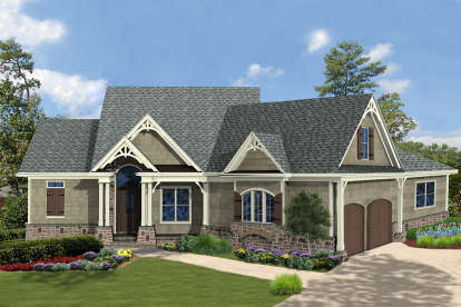 Craftsman House Plan #699-00237 Elevation Photo