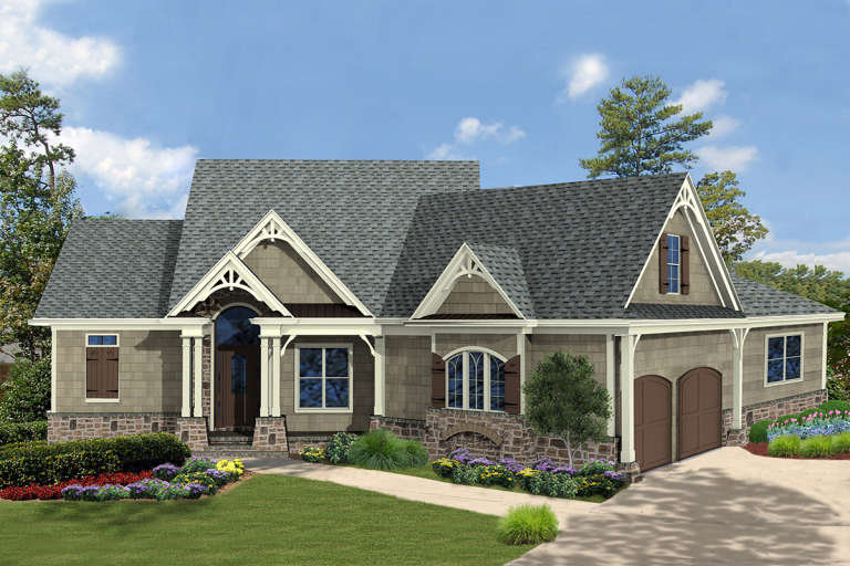 House Plan House Plan #22688 Front Elevation 