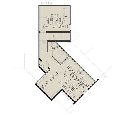 Optional Second Floor for House Plan #699-00237