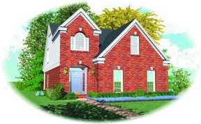 Traditional House Plan #053-00139 Elevation Photo