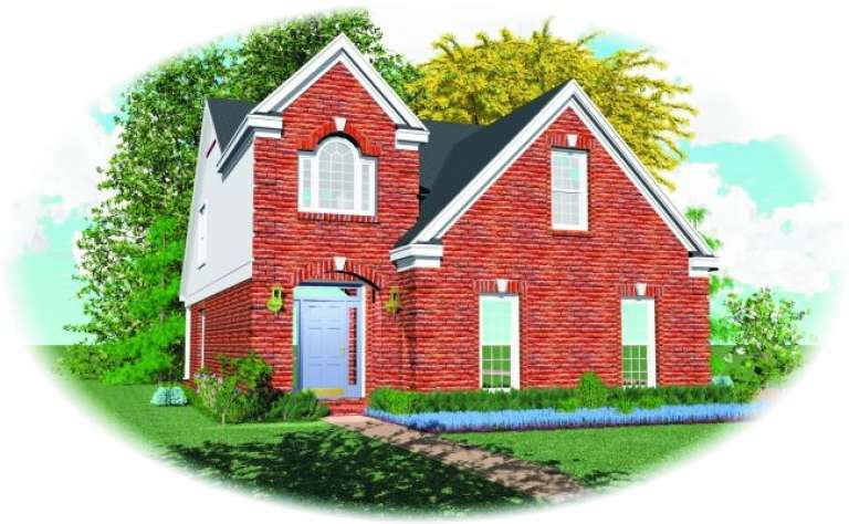 Traditional House Plan #053-00139 Elevation Photo