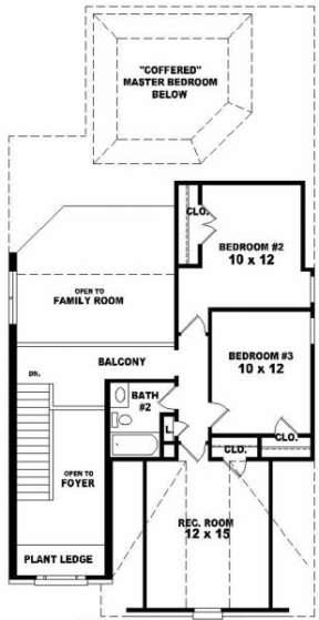 Second Floor for House Plan #053-00139