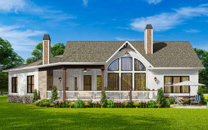 Craftsman House Plan #699-00238 Elevation Photo