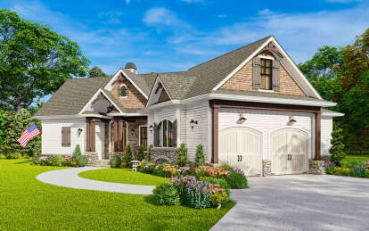 Craftsman House Plan #699-00238 Elevation Photo