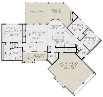 Main Floor for House Plan #699-00238