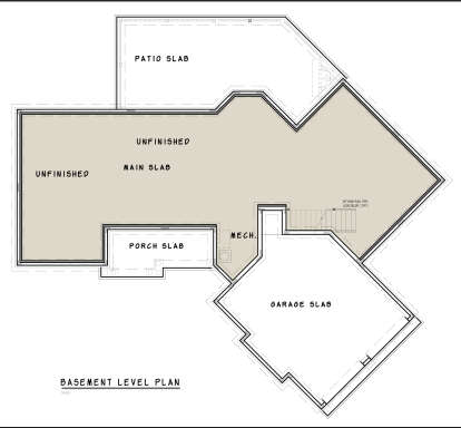 Basement for House Plan #699-00238