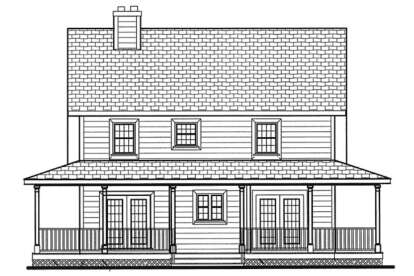 Country House Plan #033-00036 Elevation Photo
