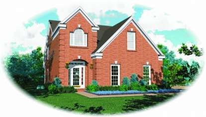 Traditional House Plan #053-00140 Elevation Photo
