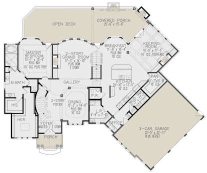 House Plan House Plan #22702 Drawing 1
