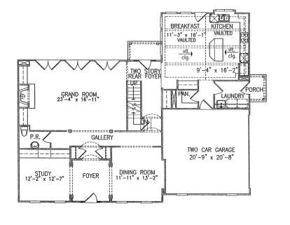 Main Floor  for House Plan #699-00240
