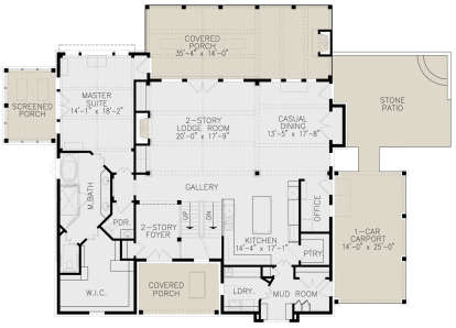 Main Floor for House Plan #699-00241