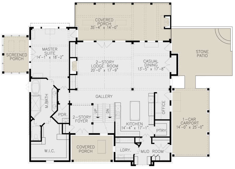 House Plan House Plan #22716 Drawing 1
