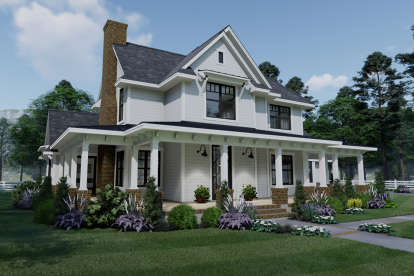 Modern Farmhouse House Plan #9401-00101 Elevation Photo