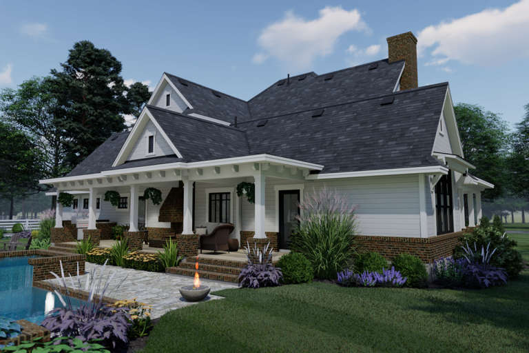 Modern Farmhouse House Plan #9401-00101 Elevation Photo