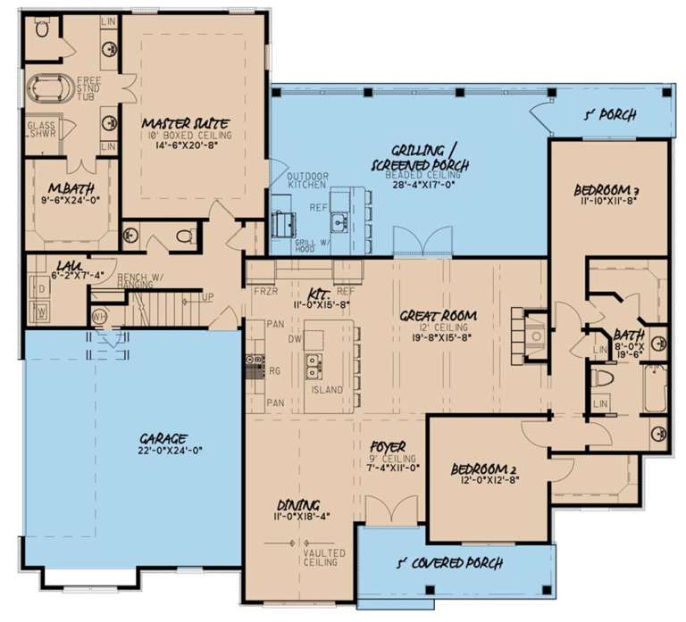 House Plan House Plan #22751 Drawing 1